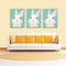Miico Hand Painted Oil Paintings Cartoon Rabbit Paintings Wall Art For Home Decoration