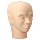 Detachable Soft Silicone Head Model Practice Makeup Dressing Lips Eyebrow Tattoo Training