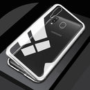 Bakeey Magnetic Adsorption Aluminum Tempered Glass Protective Case For Samsung Galaxy M20 2019