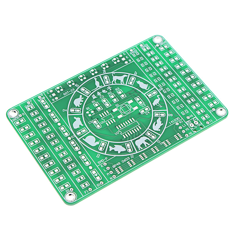 EQKIT SMD Component Soldering Practice Board DIY Electronic Production Module Kit
