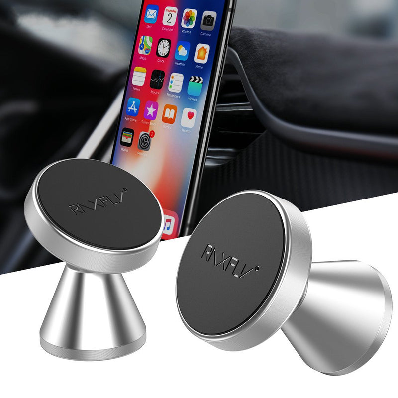 Raxfly Powerful Magnetic 360 Degree Rotation Car Mount Dashboard Holder for Samsung Xiaomi Mobile Phone