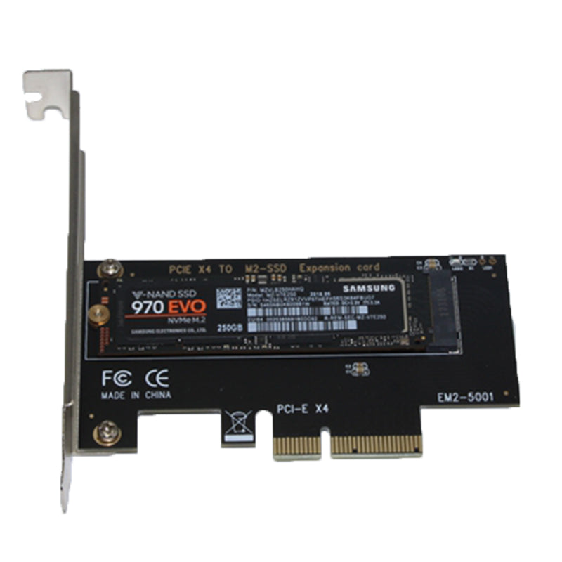 SSU EM2-5001  NVME Protocol M.2 to PCI E 3.0 High - Speed Expansion Card for Desktop Computer
