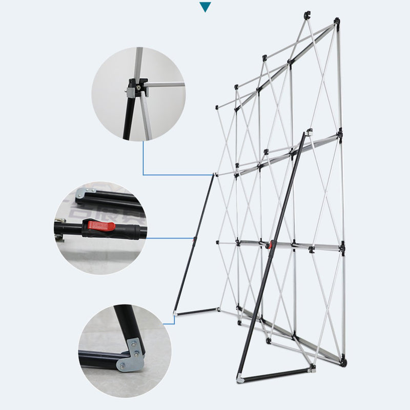 2Pcs Retractable Banner Display Support Rod Backdrop Wedding Stand Accessories