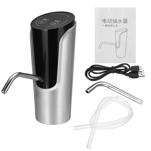 Electric Handpress Bottled Drinking Water Pump Portable USB Rechargeable Automaic Water Dispenser