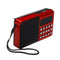Mini Portable LCD Digital FM Radio Speaker USB TF AUX MP3 Music Player