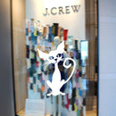 Halloween Magic Cat Sticker PVC Removable Wall Window Sticker Terror Halloween Decorations