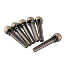 6pcs SOLO SLN-202 Brass Guitar Bridge Pins Set Guitar Instrument Parts