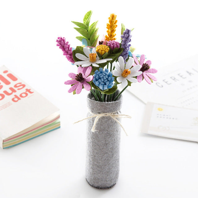 Non-woven Hand-made Fabric Diy Material Package Free Cutting Artificial Flower Decoration Decoration Mother's Day Creative Gift