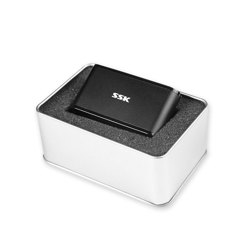 SSK SCRM630 Aluminum Alloy All-in-One USB 3.0 to Micro SD TF CF SD Card Reader