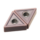 Drillpro 10pcs TNMG160408 MS CVD Carbide Insert Turning Tool Insert for DTGNR/L PTFBR/L