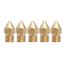 5PCS 1.75mm/0.3mm Copper Thread Extruder Nozzle For 3D Printer