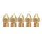 5PCS 1.75mm/0.3mm Copper Thread Extruder Nozzle For 3D Printer