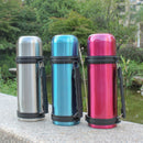 BIKIGHT 1100ML Stainless Steel Vacuum Thermos Portable Insulated Travel Water Bottle