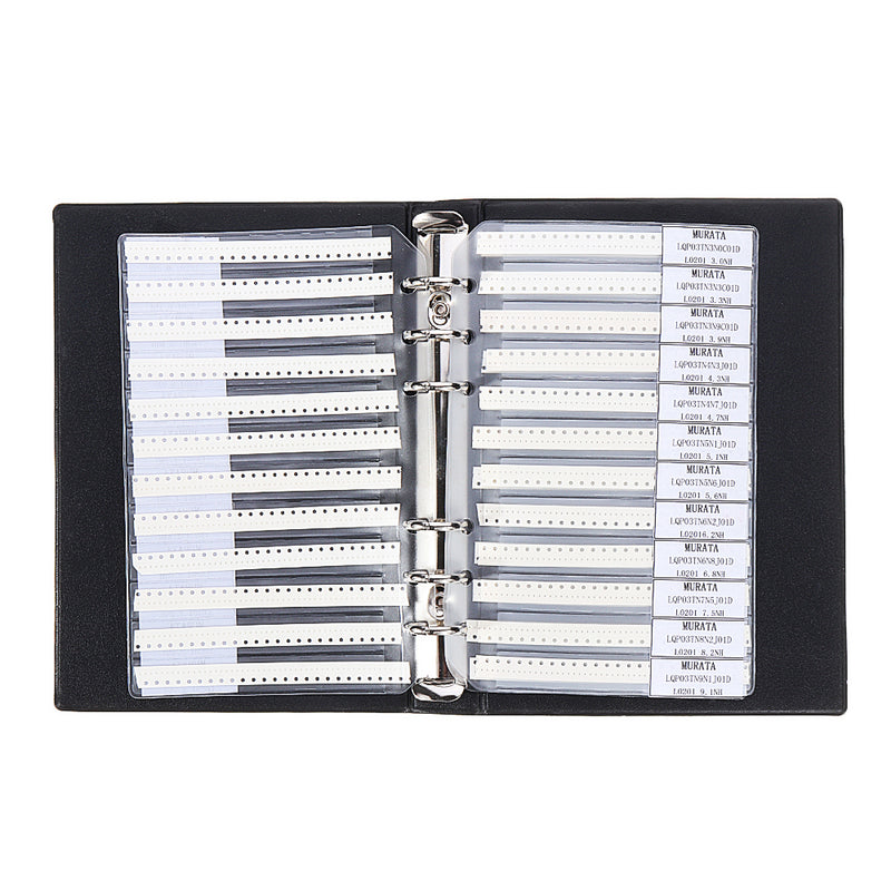 1900pcs 38 Values 50 Each 0201 muRata SMD Chip Inductors Assorted Kit 0.6nH~100nH Sample Book