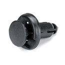 50pcs 8mm Black Plastic Door Trim Moulding Clip Retainer Panel Car Fastener Clip For Toyota