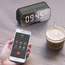 Bakeey G10 Mirror Clock Wireless bluetooth Subwoofer Speaker with Mic Support FM Radio TF Card