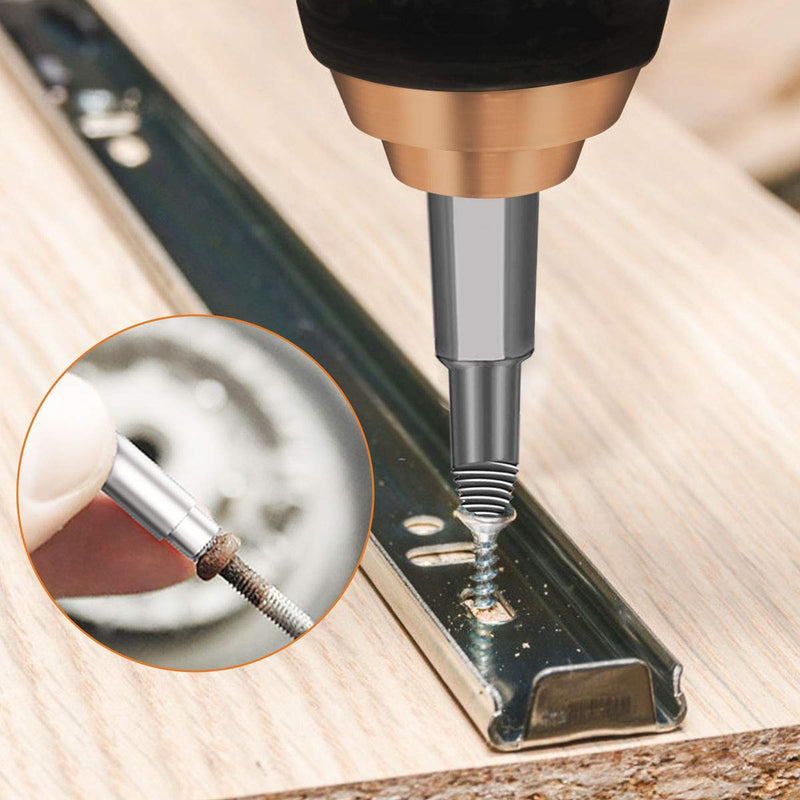 22PCS Damaged Screw Extractor Set for Broken Screw Bolt Extractor Screw Remover Tool