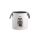 Pattern Laundry Hamper Cotton Rope Woven Handbag Canvas Laundry Basket Storage Bag Baby Toys Bin