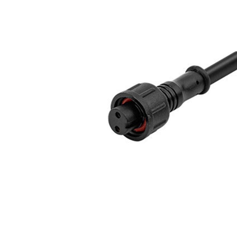 Small Size 2 Pin 3A 22AWG Waterproof IP67 Female And Male Connector with Cable Wire