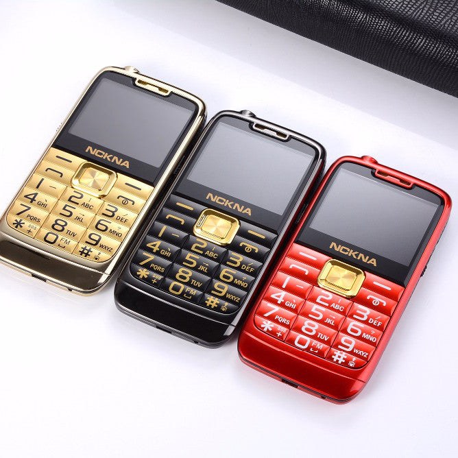 NCKNA E71 2.4 inch 5900mAh bluetooth FM Torch Dual SIM Dual Standby Metal Body Slim Feature Phone