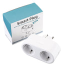 Dual EU Smart WiFi Power Plug Remote Control Switch Socket Outlet by HomeKit Dohome APP Google Assistant Alexa Remote Voice Control