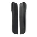 2 Pcs 58cm Universal Fit Black Car Side Skirt Rocker Splitters Winglet Wings Bumper Lip Protector
