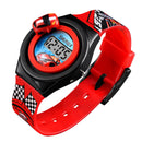 SKMEI 1376 Cartoon Car Children Digital Watch Creative Date Display Fashion Watch