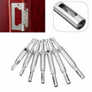 Drillpro 7pcs HSS Self Centering Hinge Drill Bit Door Window Cabinet Woodworking Hole Puncher