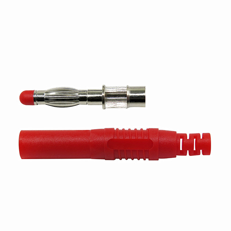 10pcs P3013 4mm Shrouded Safety Banana Plug Solder In line DIY Assembly Test Leads Connectors