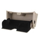 Car Front Sun Glasses Case Box Holder Plastic Storage Box Beige for BMW X5 X6 F15 F16 2014-2017