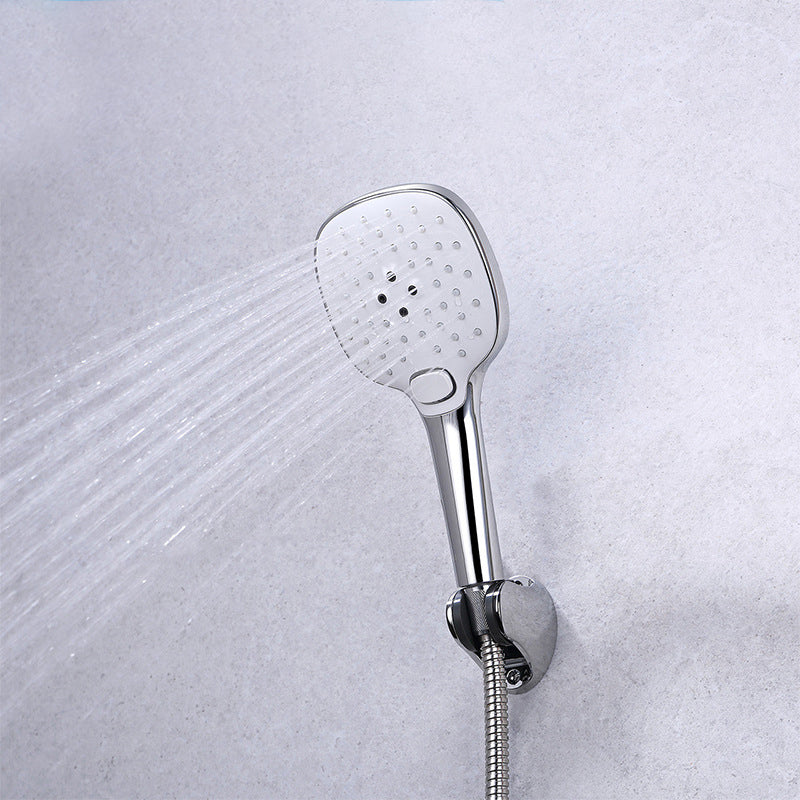 HIGOLD Bathroom Handheld Showerhead 3 Shower Mode Adjustable G Connector Shower Head with Anti-blocking Hole