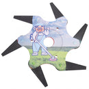 Updated Grass Trimmer Head 6 Teeth Blade Trimmer Head Brush Cutter Blade for Lawnmower Green Yellow