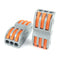 10Pcs 3Pin Wire Docking Connector Termainal Block Universal Quick Terminal Block SPL-3 Electric Cable Wire Connector Terminal 0.08-4.0mm