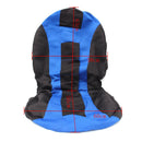 Universal Car Seat Covers Front Rear Protectors 9 Piece Set Washable Blue & Black