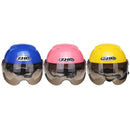 Motorcycle Half Helmet Open Face Cycling Outdoor Sports Flip Up Sun Visor Helmets