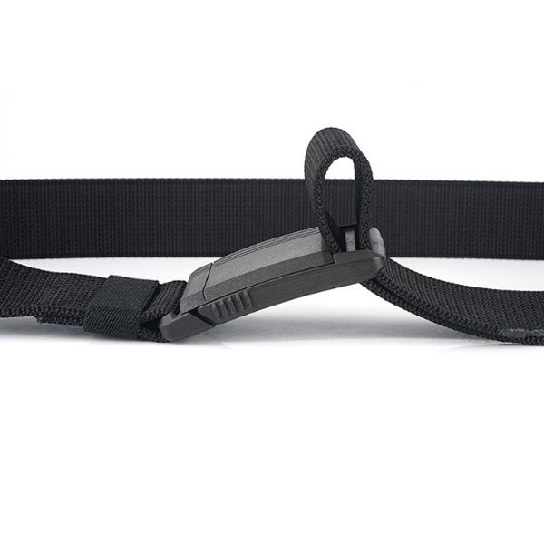 AWMN 125cm Men's Nylon Belt Magnetic Quick Buckle Tactical Belt