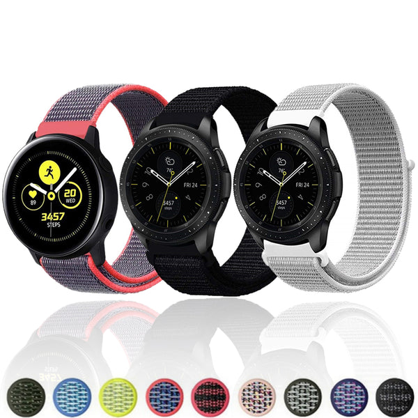 Bakeey Universal 22mm Colorful Nylon Watch Band for Amazfit Smart Watch 3 Samsung Galaxy Watch 46mm Samsung Gear S3 Frontier