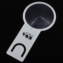 Mini 2 in 1 3X Handheld Ruler Fresnel Magnifier PVC Ultra Thin Magnifying for Reading Viewing