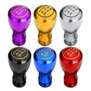 5 Speed Universal Aluminium Gear Shift Knob 12 10 8mm Adapters