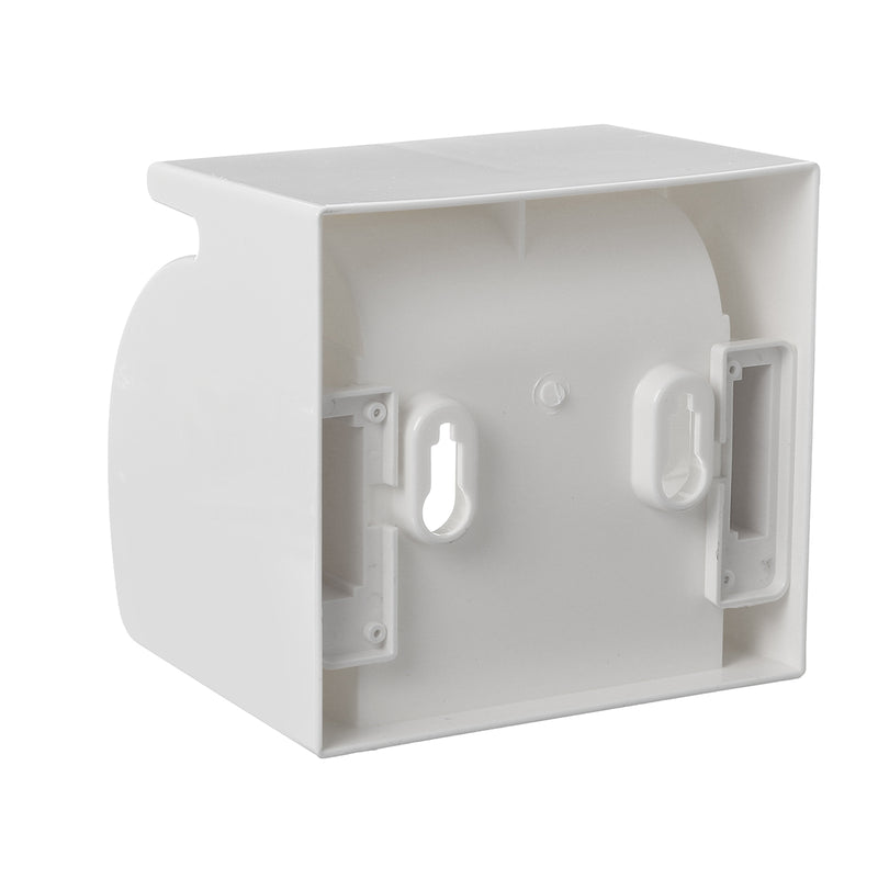 Bathroom Tissue Box Adhesive Waterproof Plastic Roll Paper Storage Holder Rack