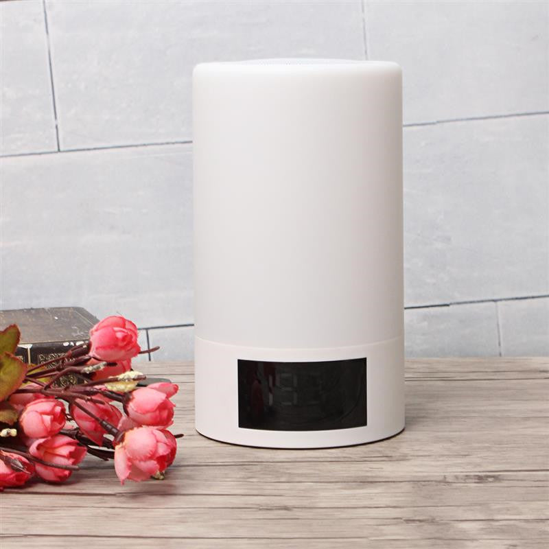 LEORY M6 Home Alarm Clock Portable Wireless bluetooth Speaker LED Light FM Radio Handsfree Speaker