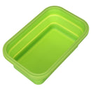 4 Pcs Set Folding Containers Silicone Food Storage Microwave Fridge Lunch Box