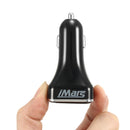 iMars 5V 4.8A Dual USB Car Charger Adapter Current Detection for Cell Phone iPhone SE/6S/6S Plus/6/6