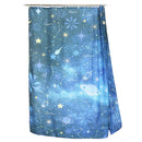 1.8m Waterproof Polyester Fiber Bathroom Shower Curtain Bath Curtains with 12 Hooks