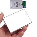 Metal Stainless Steel Black Titanium Business Card Holder Credit Card Cover ID Name Card Holder Case Storage Box