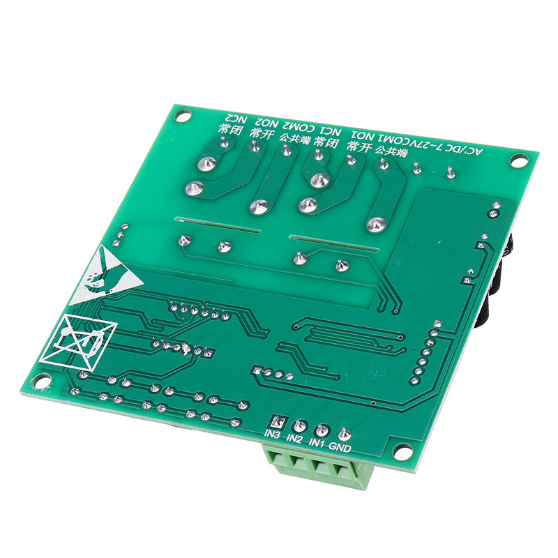 YYB-5 12V 24V Motor Forward  Reverse Motor Speed Controller Board Two Relay Delay Timing Cycle Module DIY Motor