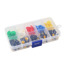 Colorful Key Press Button Module Push Buttons Switch Module Set High Level Output-5PCS Each Color
