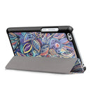 Tri Fold Colourful leaf Case Cover For 8 Inch Huawei Honor Waterplay Tablet