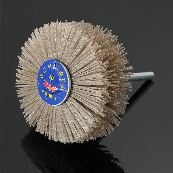 80-600 Grit Abrasive Nylon Wheel Brush Wood Working Polishing Grindering Wheel