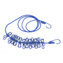 IPRee Outdooors PorTable Clothes Line Stretch Windproof Camping Rope With 12 Clips